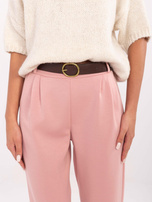 Hurtownia Brzoskwiniowe dresowe spodnie typu bryczesy