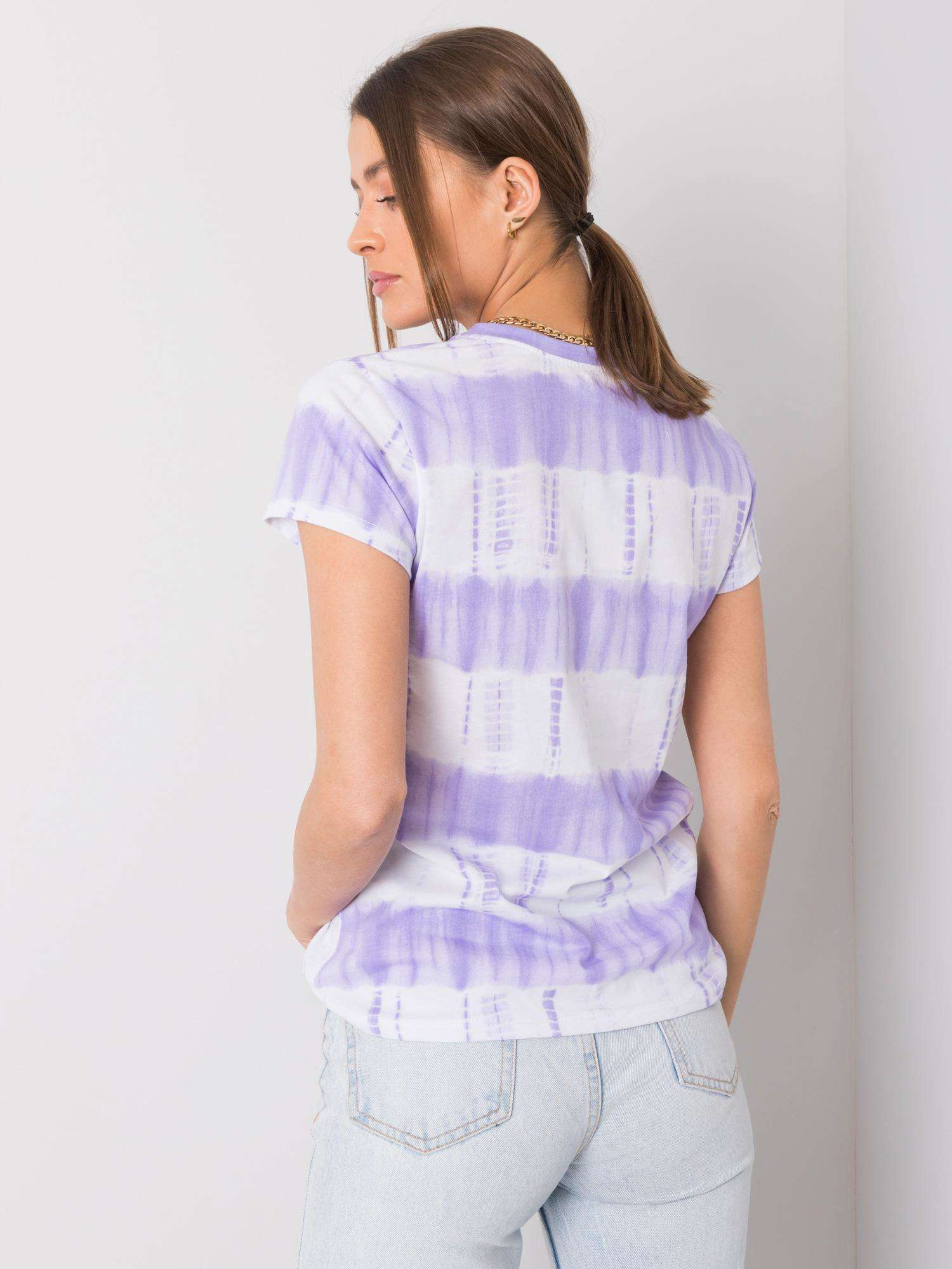 Purple and white T-shirt Gianna