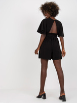 Hurt Czarny damski kombinezon na lato RUE PARIS