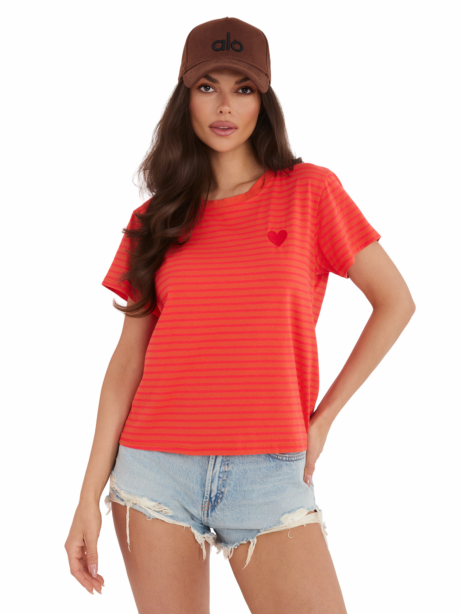 T-shirt fluo różowy