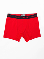 Czerwone męskie bokserki
