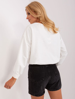 Hurtownia Ecru damska bluzka na co dzień z bawełny