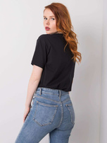 Czarny t-shirt z aplikacjami Sierra