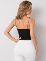 Czarny top na ramiączkach Skye