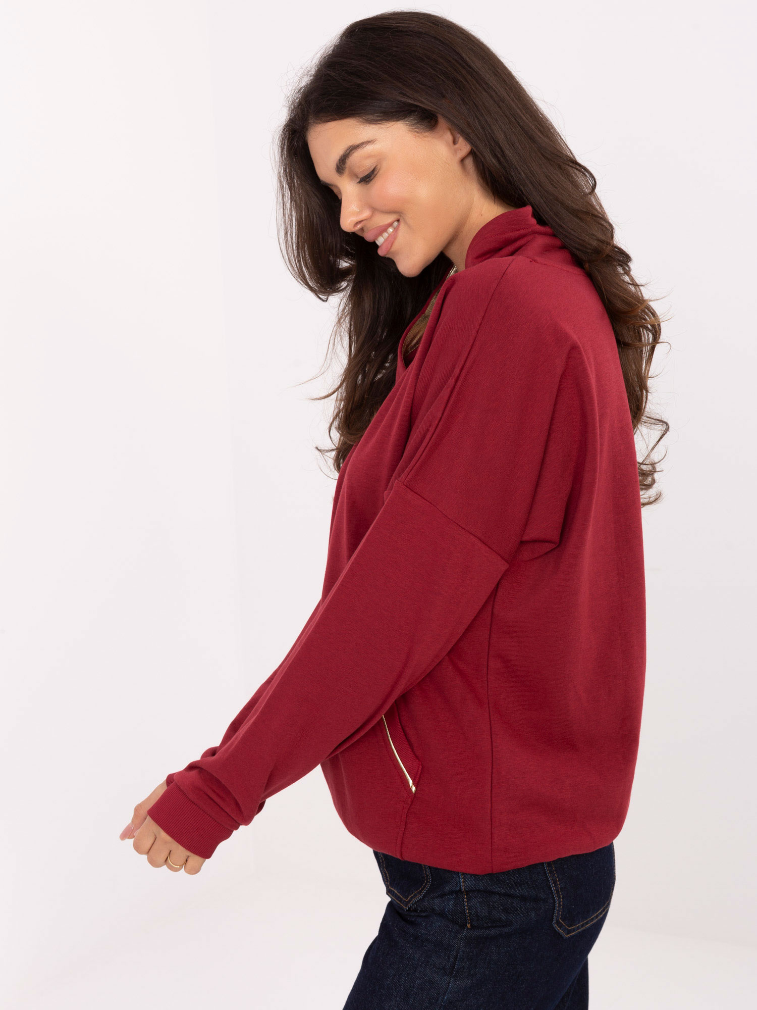 Bluza bordowy