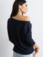 Granatowa bluzka Fiona