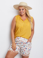 Białe szorty PLUS SIZE Ownership 