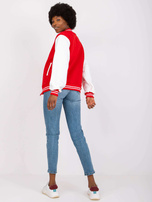 Czerwona dresowa bomberka damska Minorka