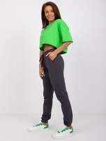 Grafitowe spodnie Faster