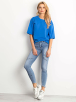 Ciemnoniebieska bluzka Celebration