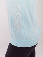 TOMMY LIFE Jasnoniebieska bluza z kapturem