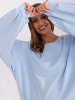 Hurt Light Blue Women's Oversized Sweatshirt