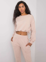 Beżowy komplet casualowy Laila RUE PARIS
