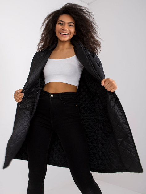 Czarna kurtka z pikowaniem Sofia