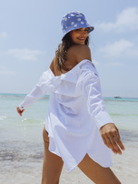 Biała koszula z bawełny Terra