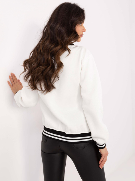 Hurtownia Ecru ocieplana bluza baseball z naszywką