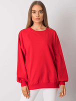 Red sweatshirt with pockets Gaelle RUE PARIS