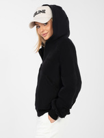 Czarna bluza z haftowanym napisem NATURAL SIDE 