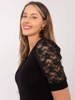 Czarna bluzka Angel RUE PARIS