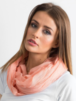 Brzoskwiniowa chusta z dżetami