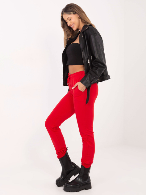 Czerwone spodnie Faster