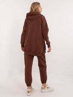 Hurt Brązowy trzyczęściowy komplet basic z topem