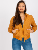 Ciemnożółta krótka kurtka Larah