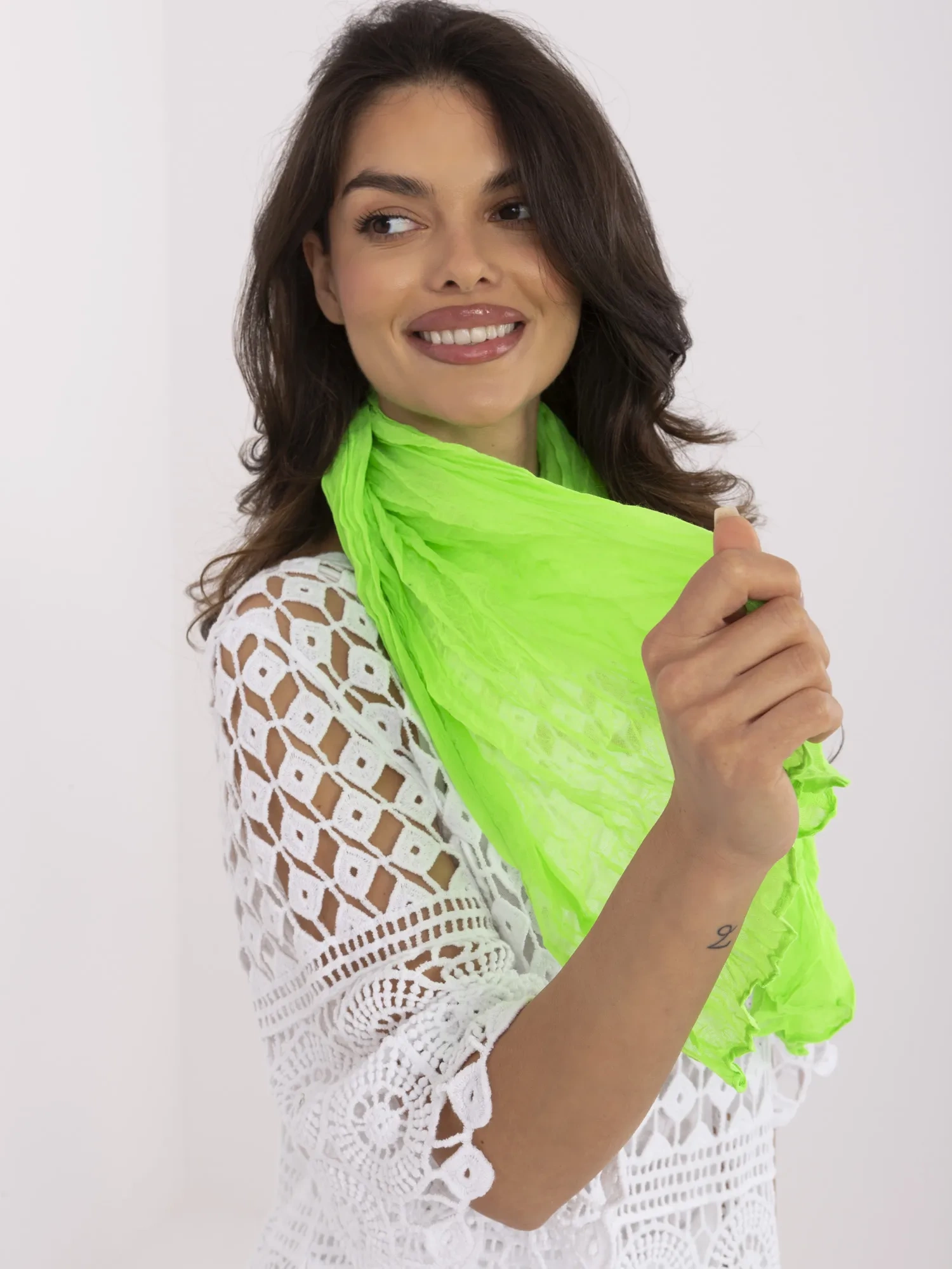Chustka fluo zielony