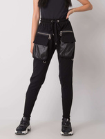 Czarne spodnie dresowe Rachel