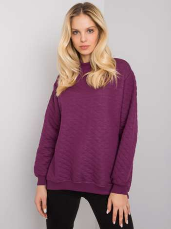 Fioletowa bluza pikowana Chloe 