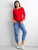 Czerwona bluzka Fiona