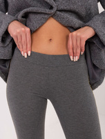 Ciemnoszaro-złote legginsy Rissa RUE PARIS