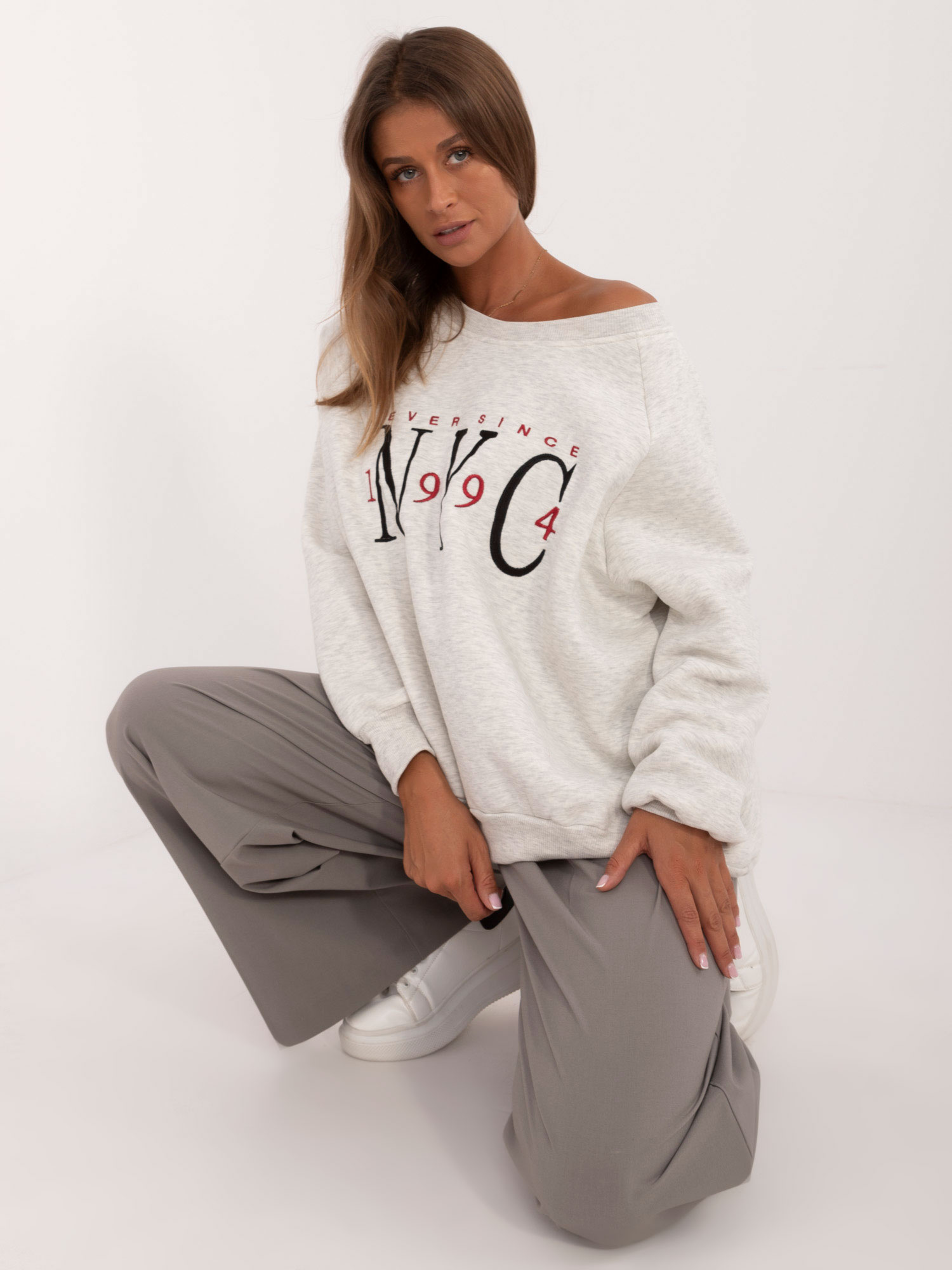 Bluza jasny szary