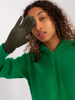 Hurtownia Khaki zimowe rękawiczki dotykowe 