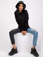 Czarna bluza bawełniana Nadia