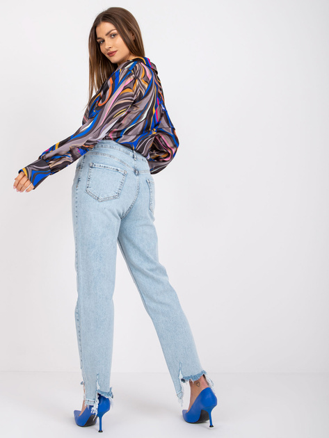 Czarna bluzka z nadrukiem Diya