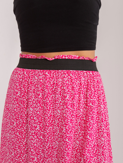 Hurt Ciemnoróżowa długa spódnica z printem SUBLEVEL