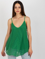 Hurt Green Loose Women's Top OCH BELLA