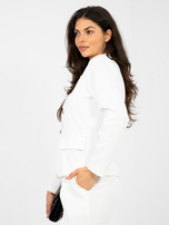 Ecru dresowa marynarka od kompletu 