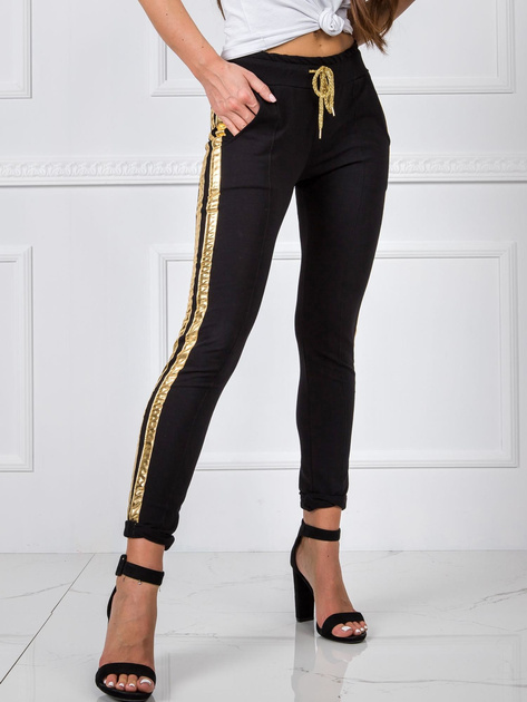 Czarne spodnie Sibille