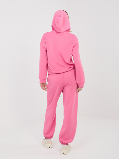 Ciemnoróżowy komplet ze spodniami typu jogger RUE PARIS