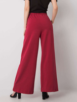 Bordowe spodnie dresowe Abril 