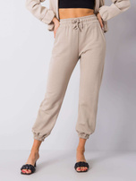 Beżowe spodnie Agueda RUE PARIS