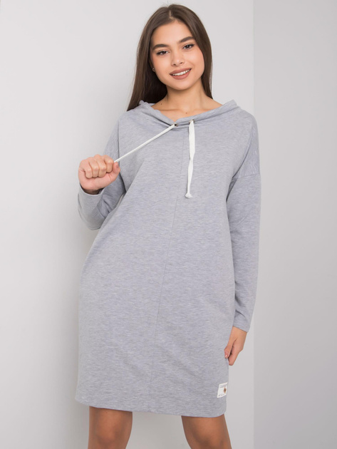 Szara melanżowa sukienka Meriden