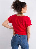 Czerwony t-shirt Emory