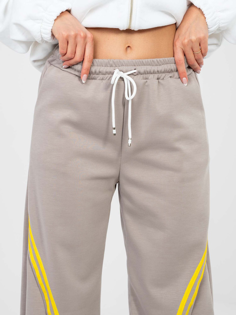 Fango dresowe spodnie z prostą nogawką RUE PARIS