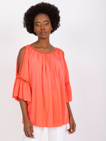 Koralowa bluzka z wiskozy Kearney OCH BELLA