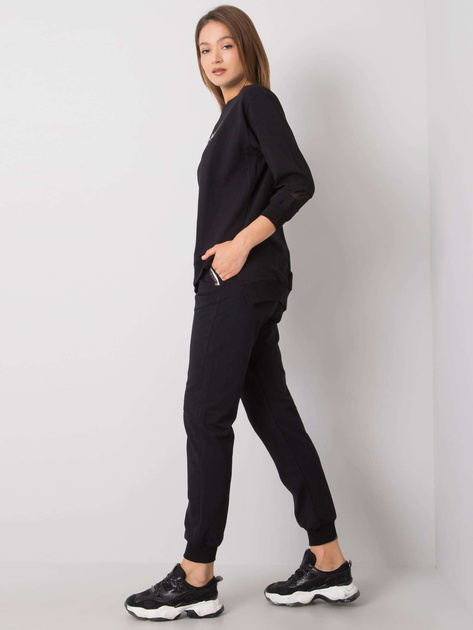 Czarny komplet casualowy Elayna