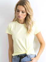 Jasnożółty t-shirt Peachy