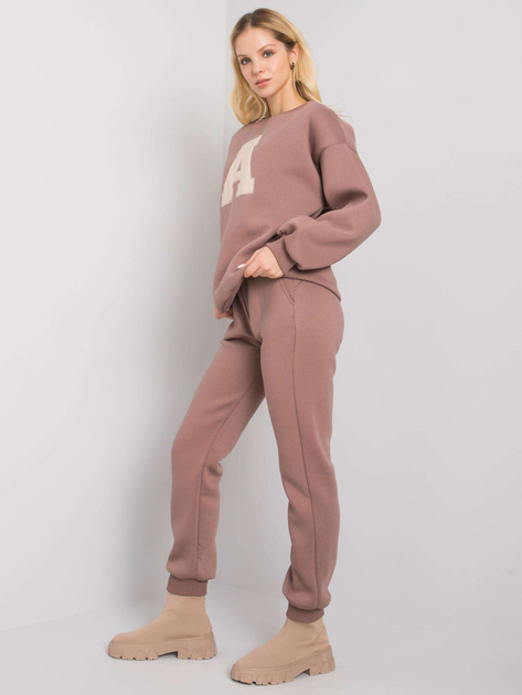 Brązowy komplet dwuczęściowy Rogers